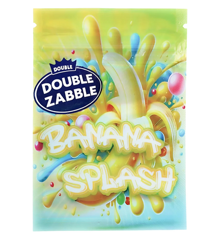 100 Pack 1g Unique Mylar Bags – Banana Graphic