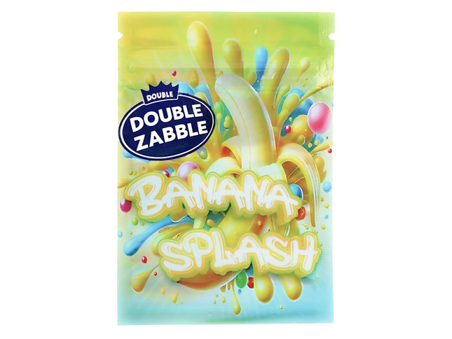 100 Pack 1g Unique Mylar Bags – Banana Graphic