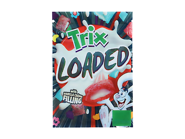 100 Pack 1g Mini Mylar Bags – Colorful Cereal Graphic
