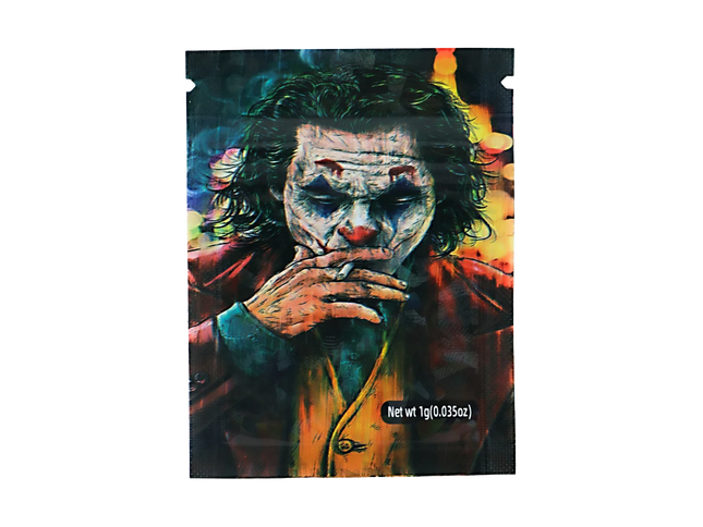 100 Pack 1g Mini Mylar Bags – Joker Graphic