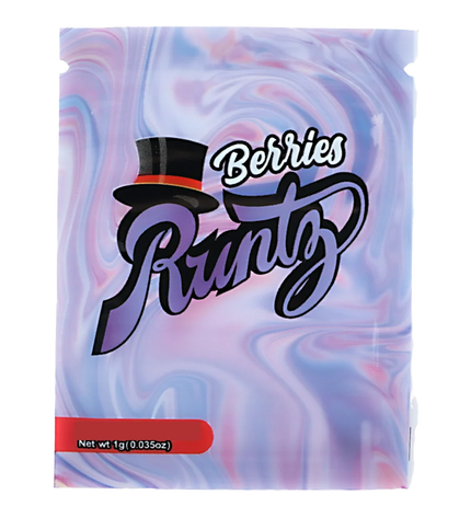 100 Pack 1g Mini Mylar Bags – Berry Graphic