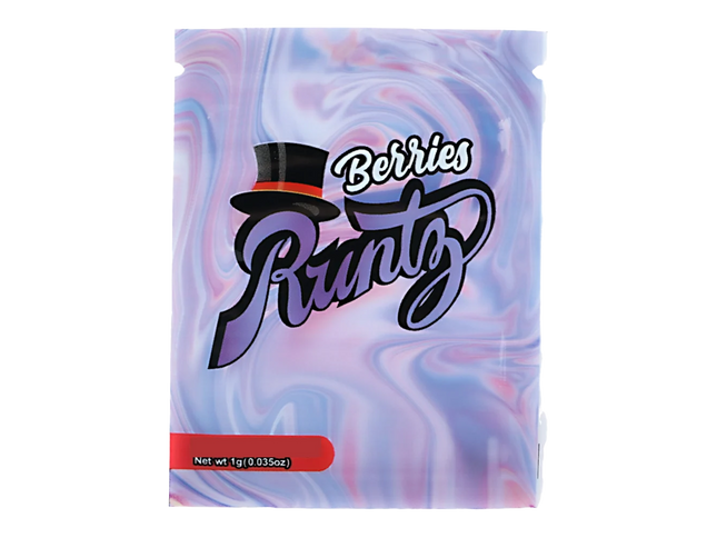 100 Pack 1g Mini Mylar Bags – Berry Graphic