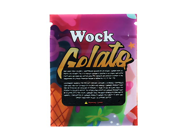 100 Pack 1g Unique Mylar Bags – Dessert Graphic