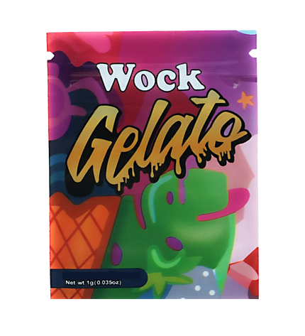 100 Pack 1g Unique Mylar Bags – Dessert Graphic