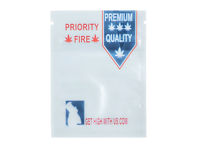 100 Pack 1g Unique Mylar Bags – Premium Graphic
