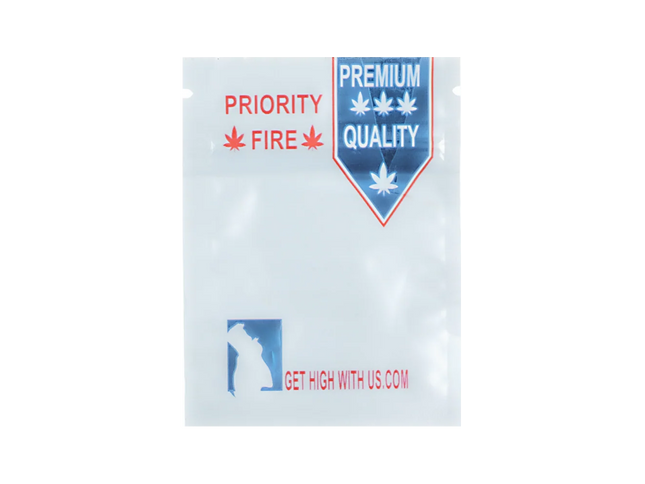100 Pack 1g Unique Mylar Bags – Premium Graphic