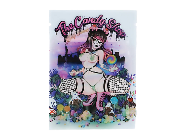100 Pack 1g Unique Mylar Bags – Candy Shop Graphic