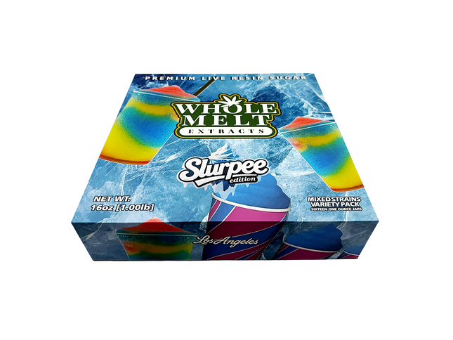 Premium Design Slurpee Empty 1oz Glass Glass Storage Jars 16 Pack by Mylar Kings